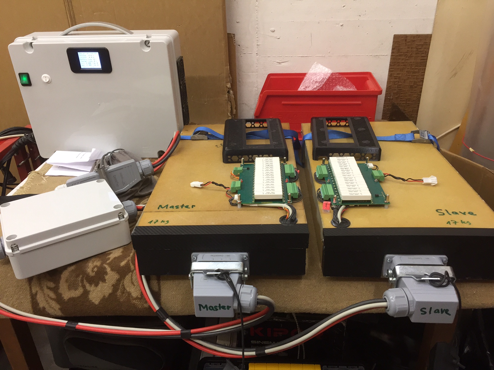 Akkus kühl gelagert,
                    beim Laden