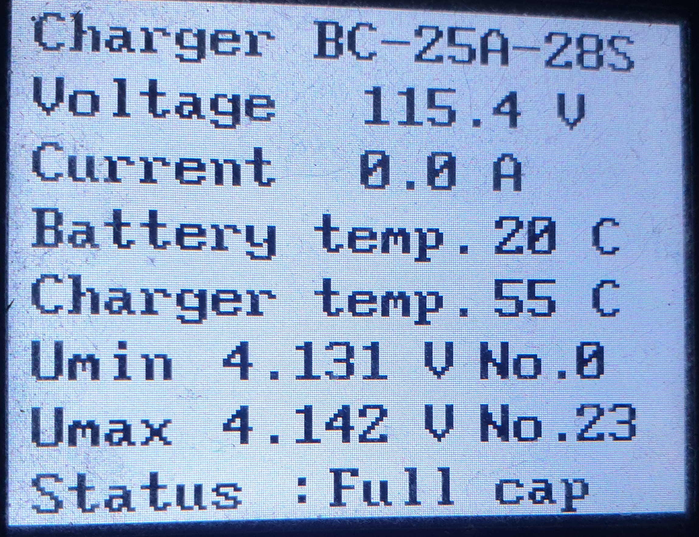 Ladegerät: Laden
                    beendet