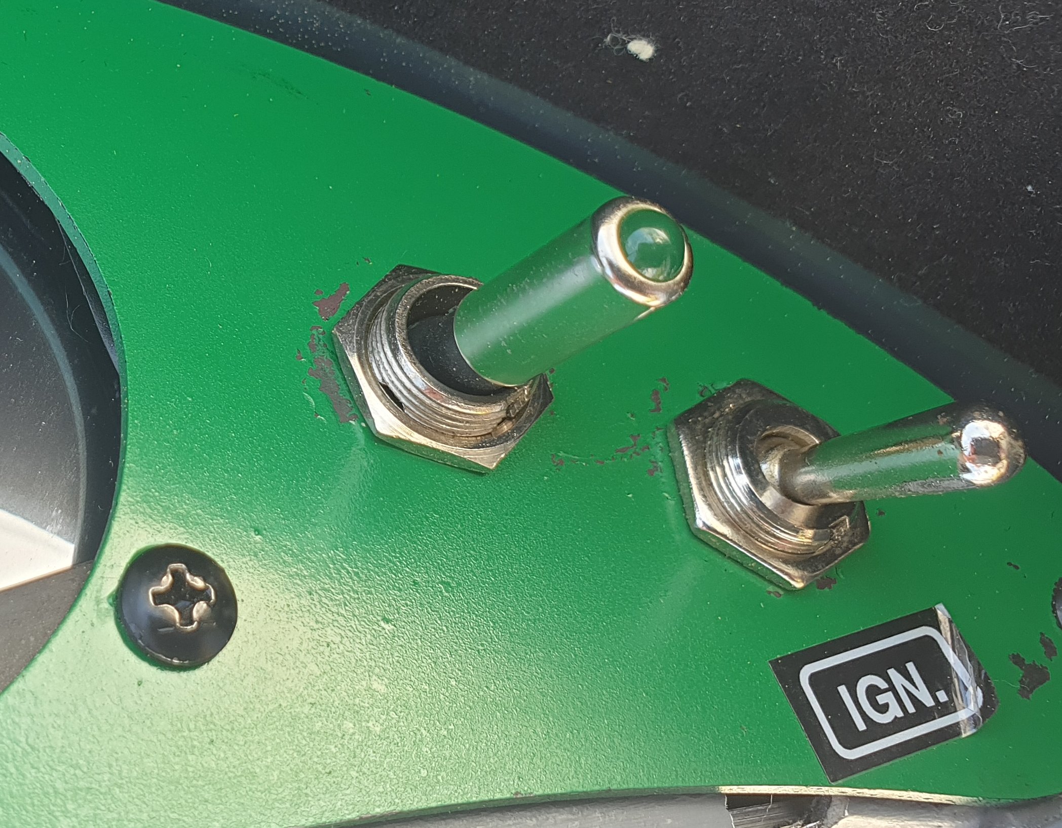 Hauptschalter Instrumentenbrett